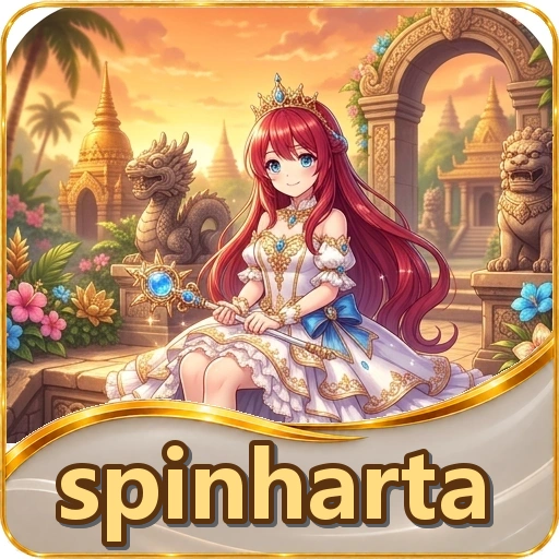 Cuplikan alur unduh dan instal APK spinharta di ponsel Android